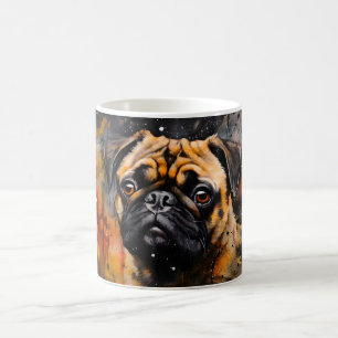 Watercolor Dog Mug Wrap Magische Mok
