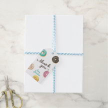 Watercolor Donut Zoete Baby Shower Dankjewel