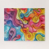 Watercolor Doodle Puzzel (Horizontaal)
