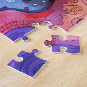 Watercolor Doodle Puzzel (Zijkant)
