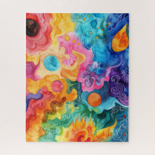 Watercolor Doodle Puzzel
