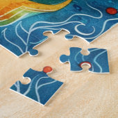 Watercolor Doodle Puzzel (Zijkant)