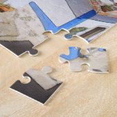 Watercolor dorp legpuzzel (Zijkant)