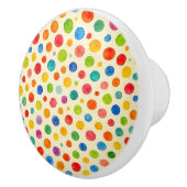 Watercolor Dots Knob. Keramische Knop (Rechts)