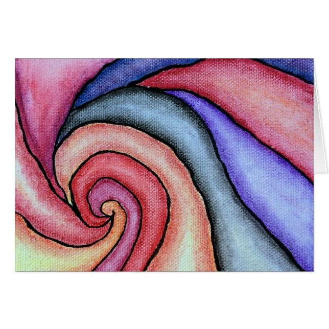 Watercolor Draaikolk (Voorkant Horizontaal)