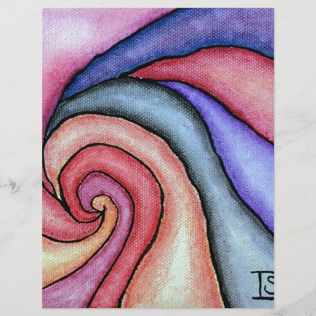 Watercolor Draaikolk (Voorkant)