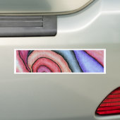 Watercolor Draaikolk Bumpersticker (Op auto)