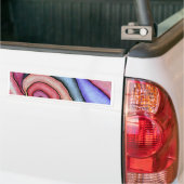 Watercolor Draaikolk Bumpersticker (Op Truck)