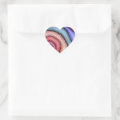 Watercolor Draaikolk Hart Sticker (Tas)