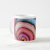 Watercolor Draaikolk Koffiemok (Voorkant links)