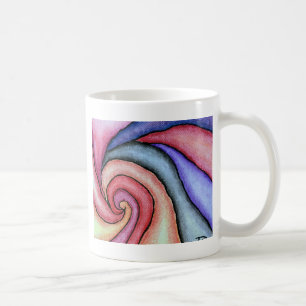 Watercolor Draaikolk Koffiemok