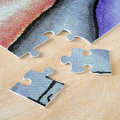 Watercolor Draaikolk Legpuzzel (Zijkant)