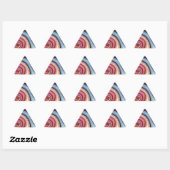 Watercolor Draaikolk Sticker (Vel)