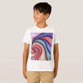 Watercolor Draaikolk T-shirt (Voorkant volledig)