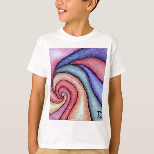 Watercolor Draaikolk T-shirt (Voorkant)