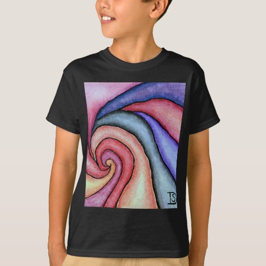 Watercolor Draaikolk T-shirt (Voorkant)