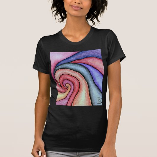 Watercolor Draaikolk T-shirt (Voorkant)