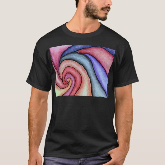 Watercolor Draaikolk T-shirt (Voorkant)