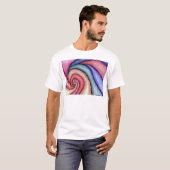 Watercolor Draaikolk T-shirt (Voorkant volledig)