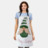 Watercolor drawing Christmas gnome Schort (Gedragen)