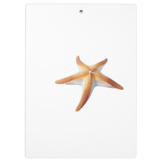 Watercolor Drawing of Starfish Klembord (Achterkant)