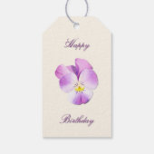 Watercolor driekleur cadeaulabel (Achterkant)