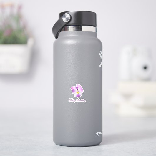 Watercolor driekleur sticker (HydroFlask)