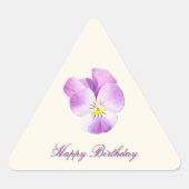 Watercolor driekleur sticker (Voorkant)