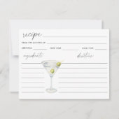 watercolor droge martini bruidsrecept (Voorkant)