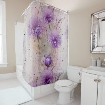 Watercolor Dromerige Pastel Allium Bloemen