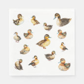 Watercolor Duck Napkins Servet (Voorkant)
