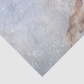 Watercolor Duitse Herdershond Tissuepapier (Detail)