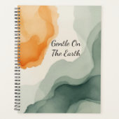 Watercolor Earth Palette | Abstract Earthy Wash Planner (Voorkant)