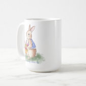 Watercolor Easter Bunny Koffiemok (Voorkant links)