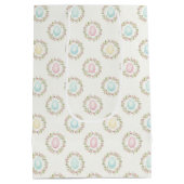 Watercolor Easter Egg Floral Wreath  Medium Cadeauzakje (Achterkant)