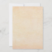 Watercolor Een schatje is op komst Baby Shower Kaart (Achterkant)