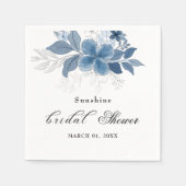  Watercolor Elegant Eucalyptus   Servet (Voorkant)