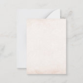 Watercolor Elegant She Said Oui Bridal Shower Than Notitiekaartje (Achterkant)