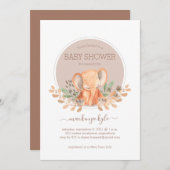 Watercolor Elephant Boho Safari Baby Shower (Voorkant / Achterkant)