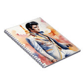 Watercolor elvis presley notitieboek (Rechterzijde)