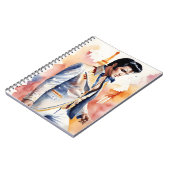 Watercolor elvis presley notitieboek (Linkerzijde)