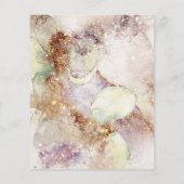 Watercolor en goud folie flyer (Achterkant)