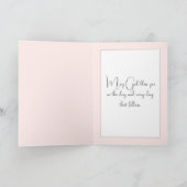 Watercolor engel meisje  kaart (Binnen)