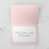 Watercolor engel meisje  kaart (Binnen)