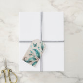 Watercolor Ephemera Cadeaubijslage Cadeaulabel (Met Touw)