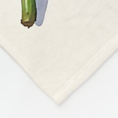 Watercolor Erwtenpeulen Fleece Deken (Hoek)