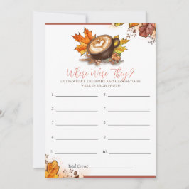 Watercolor Espresso Liefde Bruidsmeisjes Bruilofts Kaart