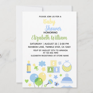 Watercolor Eucalyptus Bladeren Meisje Baby Shower Kaart