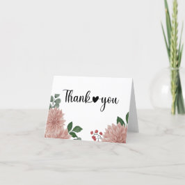  Watercolor Eucalyptus Bloemen  Bedankkaart