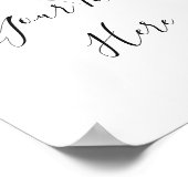 Watercolor Eucalyptus Groene Teken Poster (Hoek)